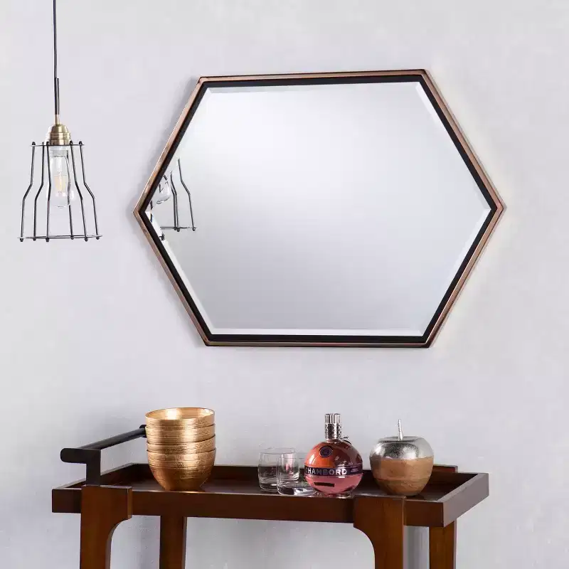 Holly & Martin Whexis Wall Mirror - Champagne - SEI