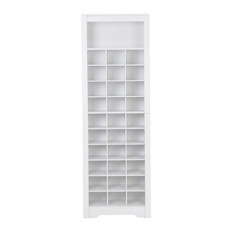 Stylish Design 30 Shoe Cubby Console