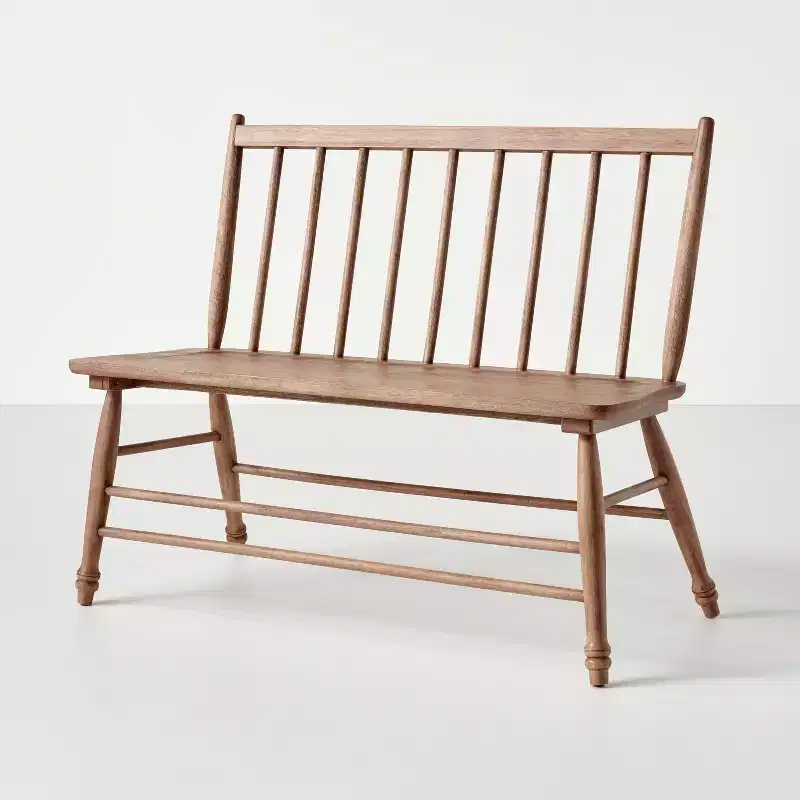 Vintage Windsor Dining Bench - Aged Oak - Hearth & Hand™ with Magnolia
