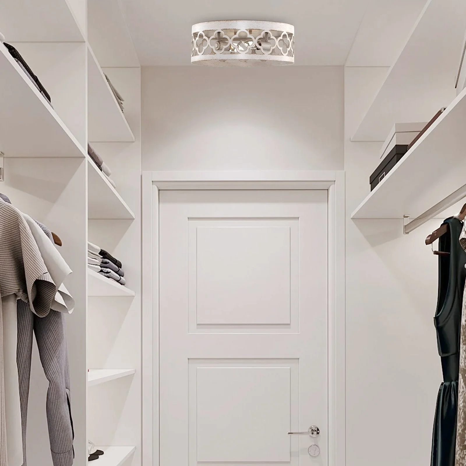 Sutton 13 2-Light Modern Flush Mount Ceiling Light