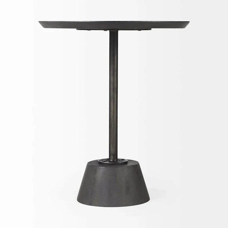 Pedestal Table with Detailing - 24  H x 20  W x 20  D
