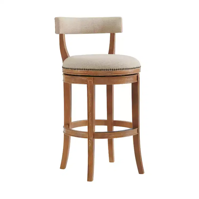 Set of 2 Hanover Swivel Bar Height Stools - Alaterre Furniture