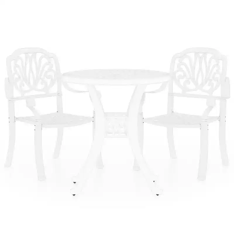 vidaXL Bistro Set Cast Aluminum Durable Bistro Set Round
