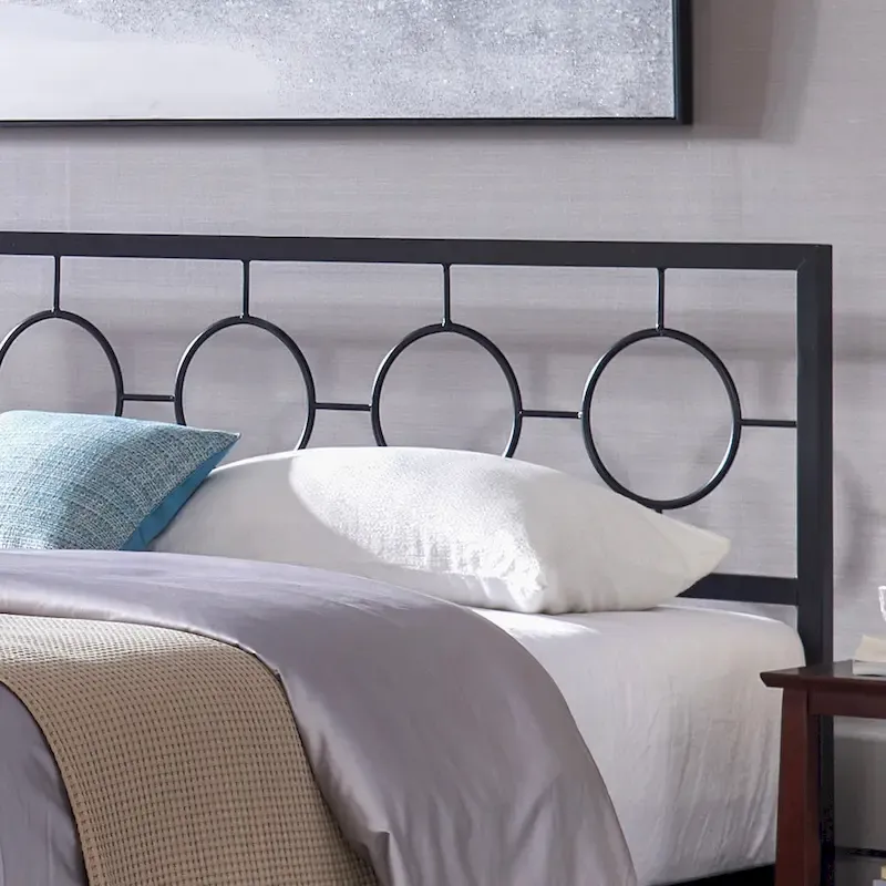 Francoise Modern Iron King Bed Frame by Christopher Knight Home