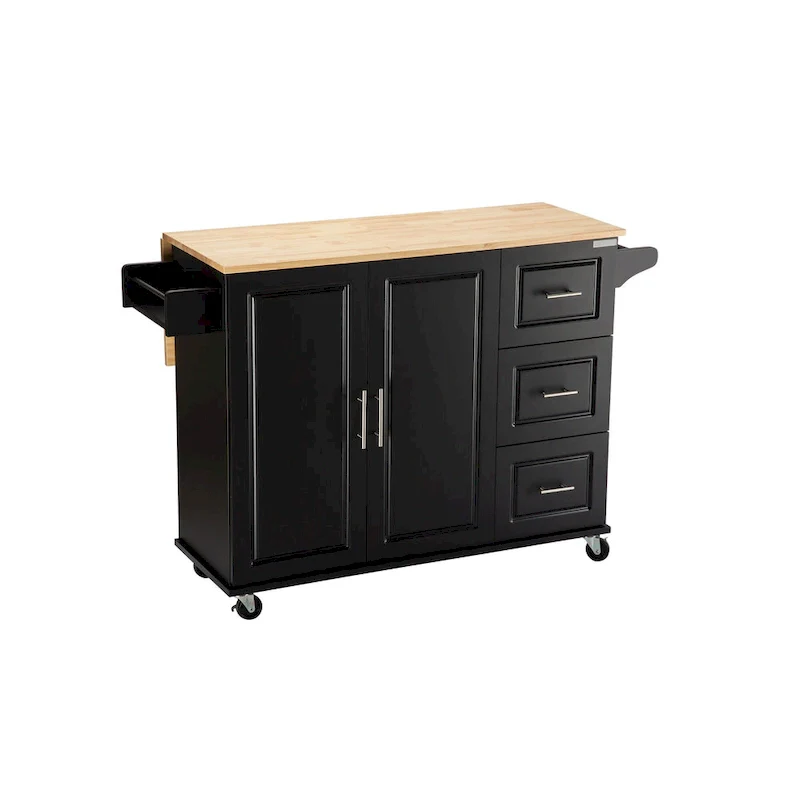Kitchen Island & Kitchen Cart(no include stool)