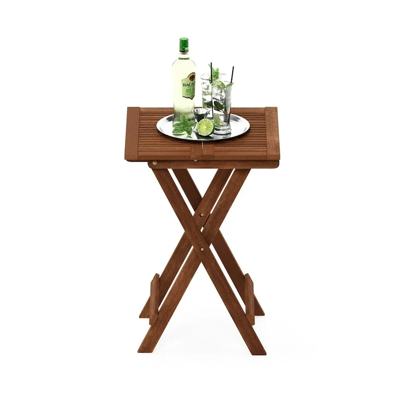 Ormond Hardwood Folding Table in Teak Oil by Havenside Home