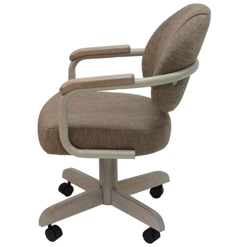 Swivel Tilt Kitchen Caster Chair with Wheels M-79 - 18 inch Seat