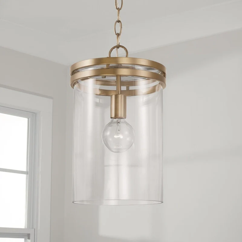 Fuller 1-light Pendant w/ Clear Glass