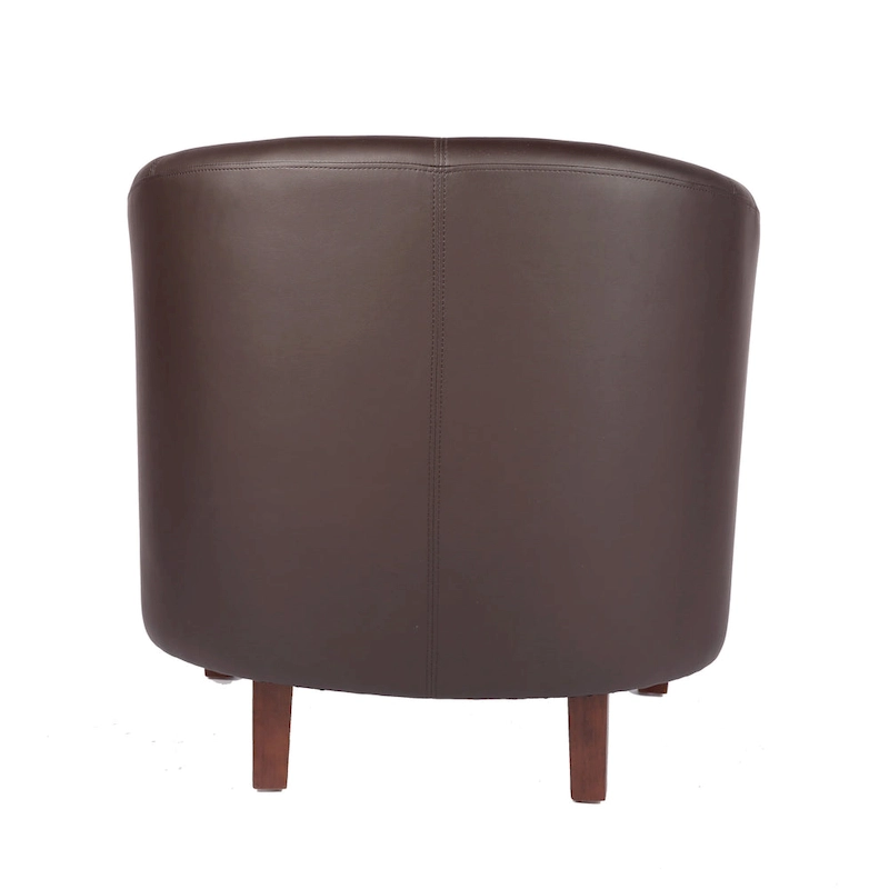 Carson Carrington Junsele PU Leather Accent Club Chair