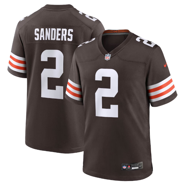 Cleveland Browns Shedeur Sanders Brown Jersey