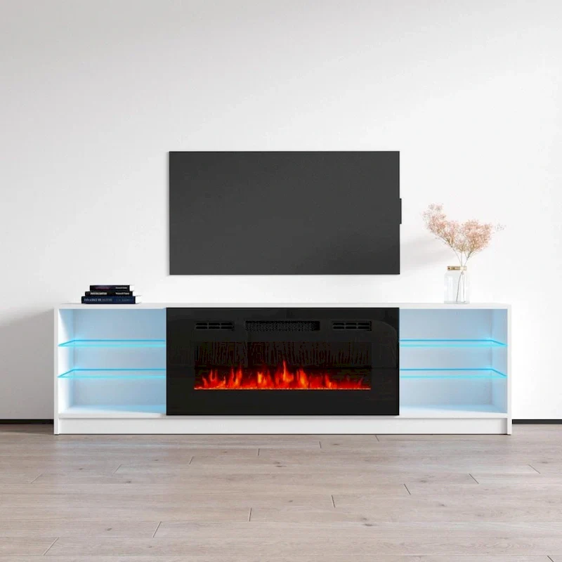 Amsden Electric Fireplace TV Stand