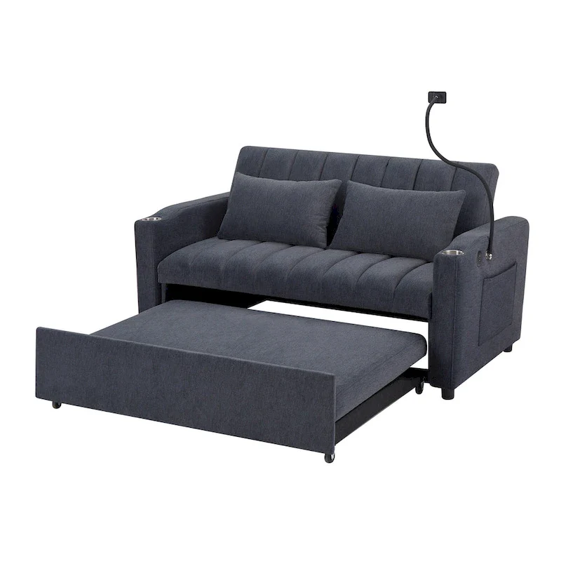Convertible Loveseat Sofa, Pull Out Sofa Bed
