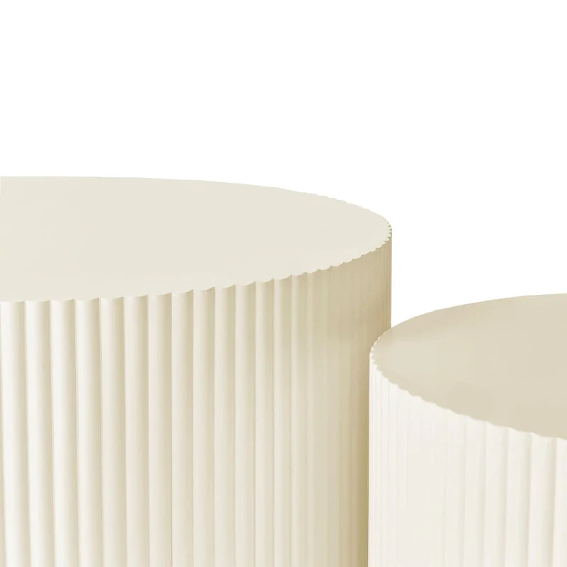 Wave Stripe Nesting Coffee Table Set