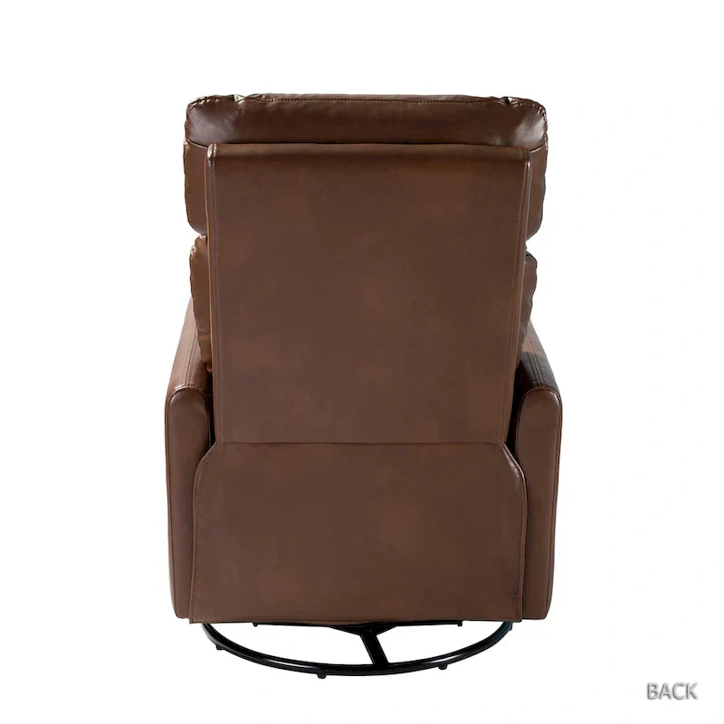 Lyle Manual Swivel Recliner with Metal Base