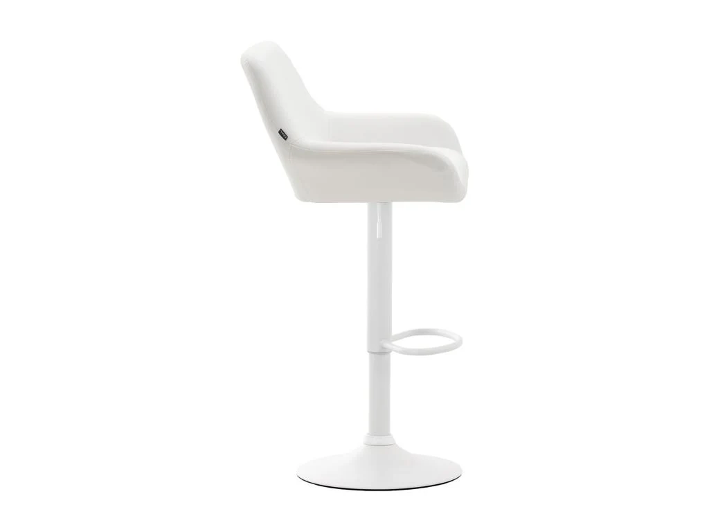 Tabouret Bar Similicuir - Blanc