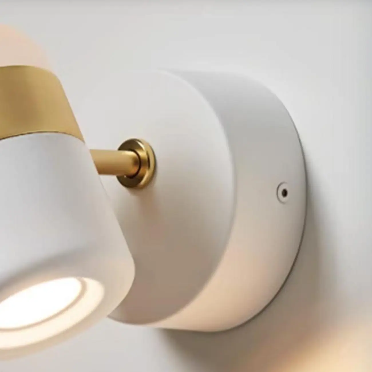 Modern 2-Light Cylinder Adjustable Wall Sconce