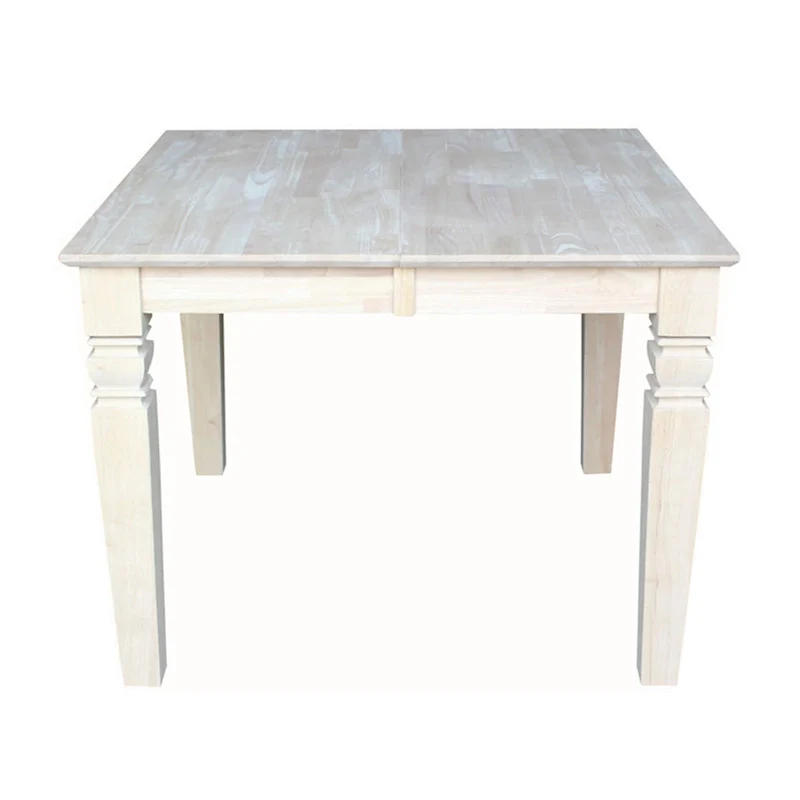 International Concepts Java Butterfly Leaf Dining Table - Unfinished