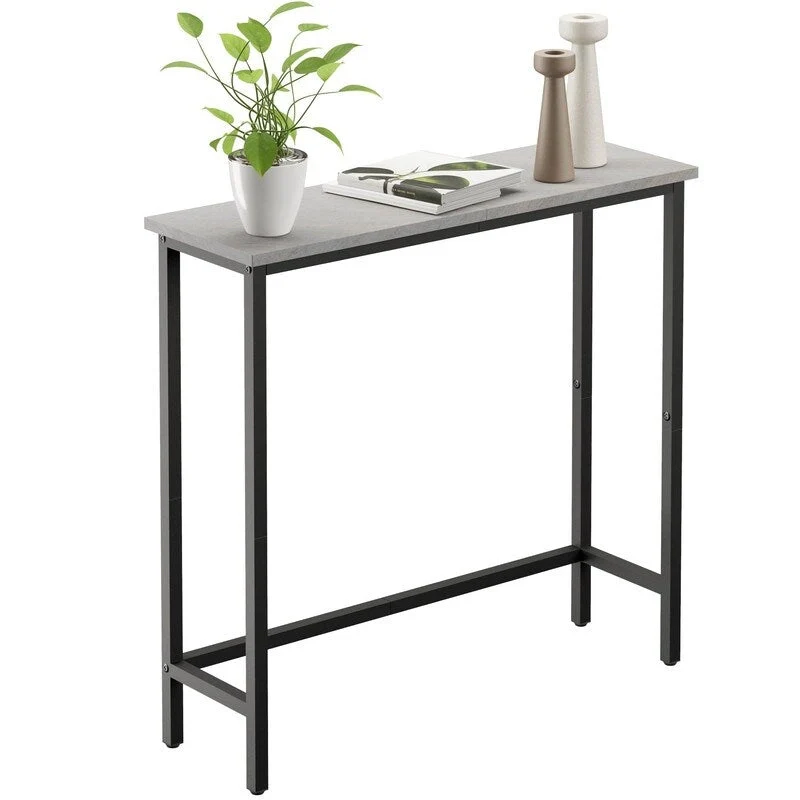 Narrow Console Table – Slim Entryway Table for Hallway, Bedroom, Living Room or Foyer