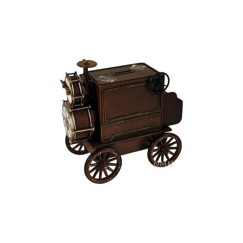 Metal Music Car Coin Bank Model