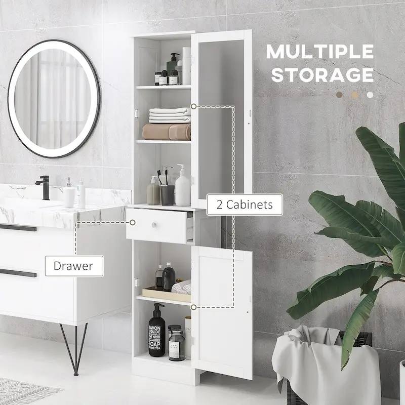 Bathroom Storage Cabinet, Tall Bathroom Cabinet