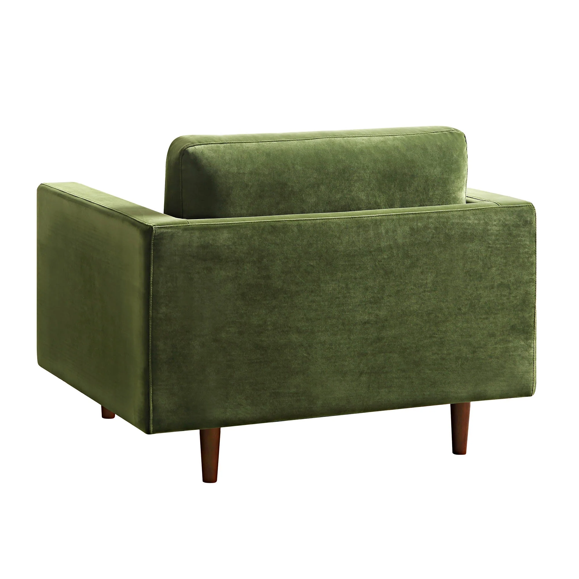 Armchair, Moss Green Velvet