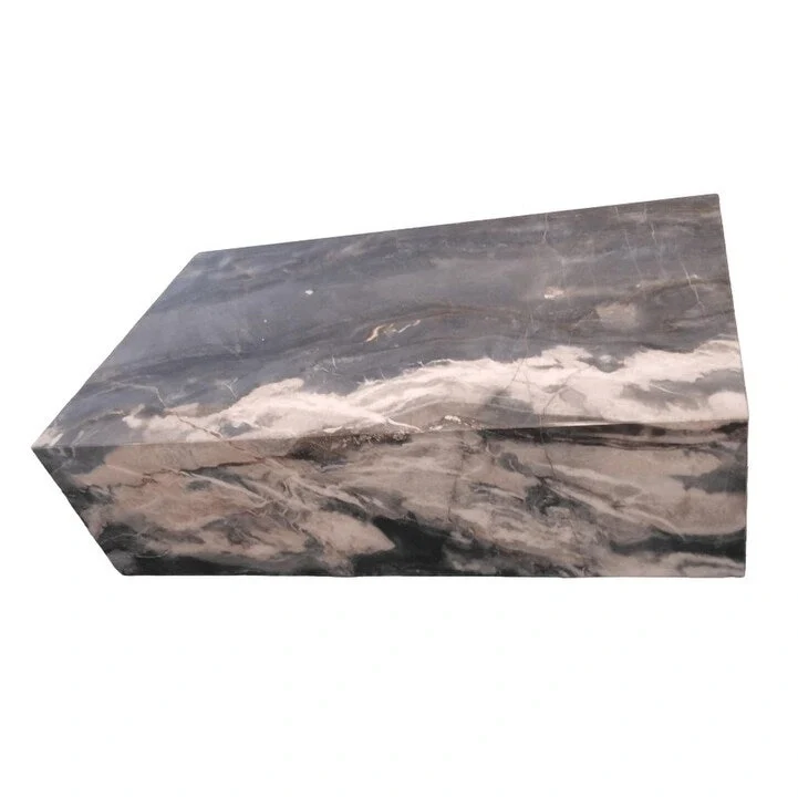 Genuine Marble Block Coffee Table - Phantom Black Marble