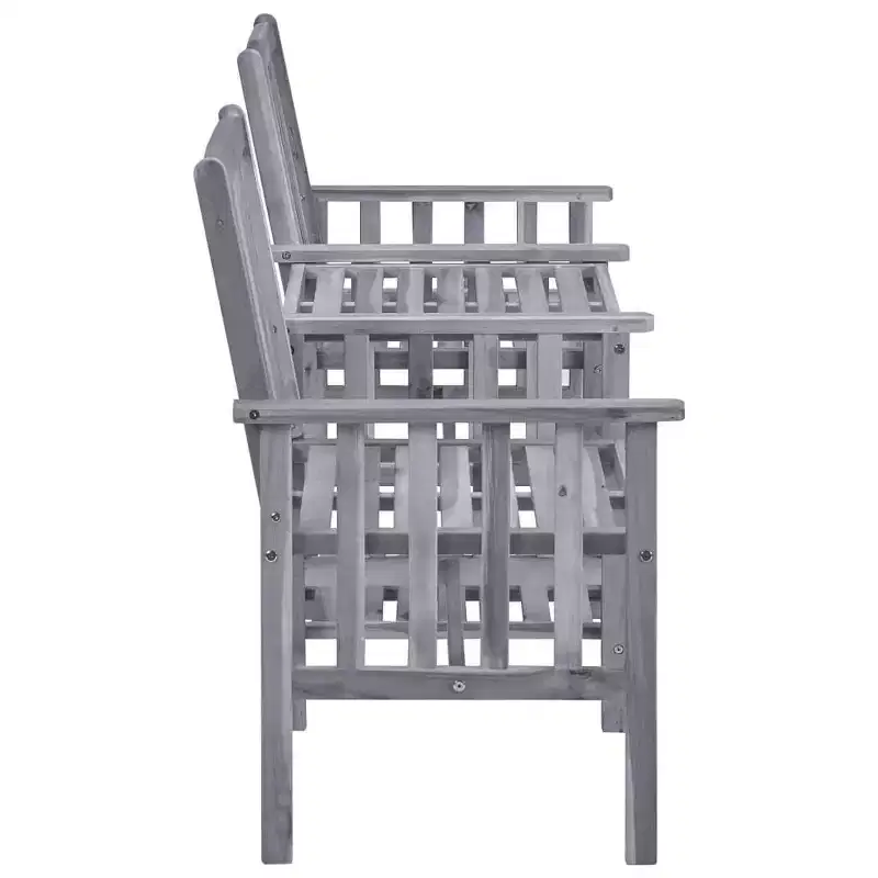 vidaXL Patio Chair With Tea Table