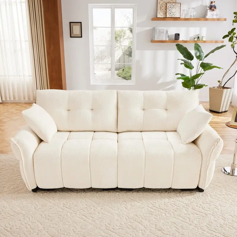 78.7 Chenille Two Seater Upholstered Sofa