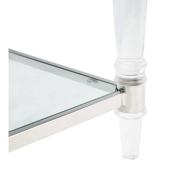 SAFAVIEH Couture Lirie Acrylic Accent Table - 20 W x 20 L x 24 H - 20Wx20Dx24H