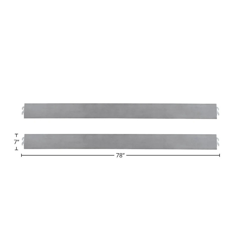 Cloud White Solid Wood Bed Rail, 78