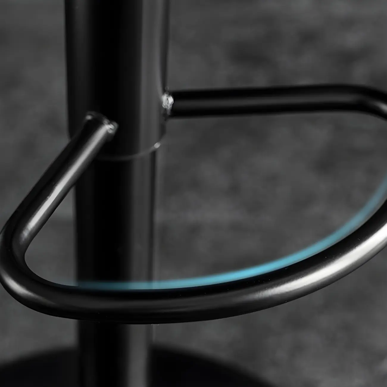 Modern Adjustable Leather Swivel Bar Stools