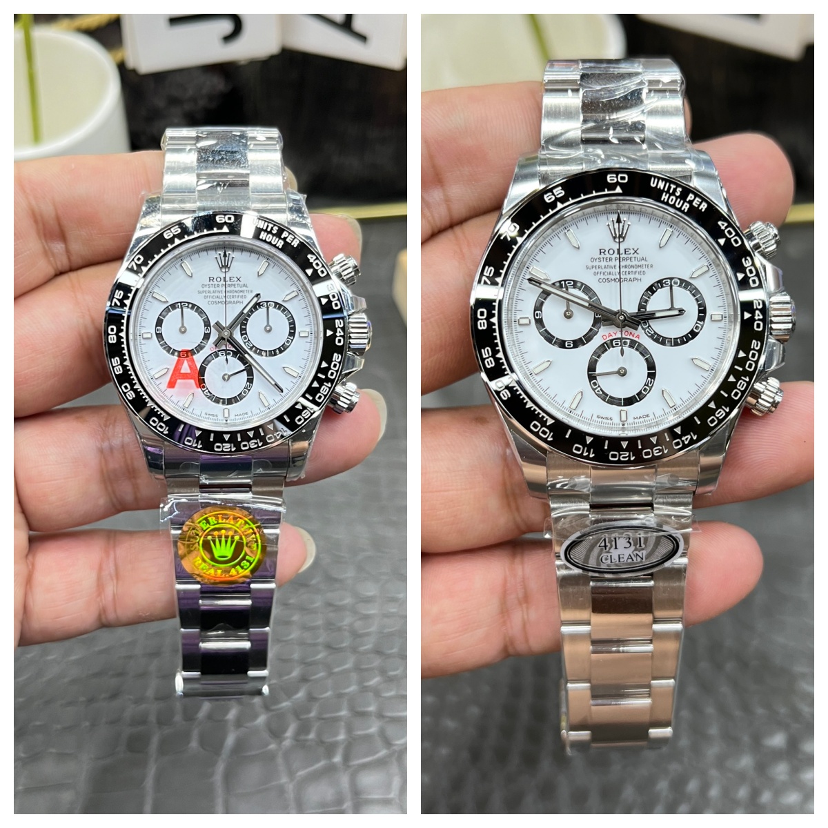 VSF vs Clean Daytona comparison for Rolex replica watches