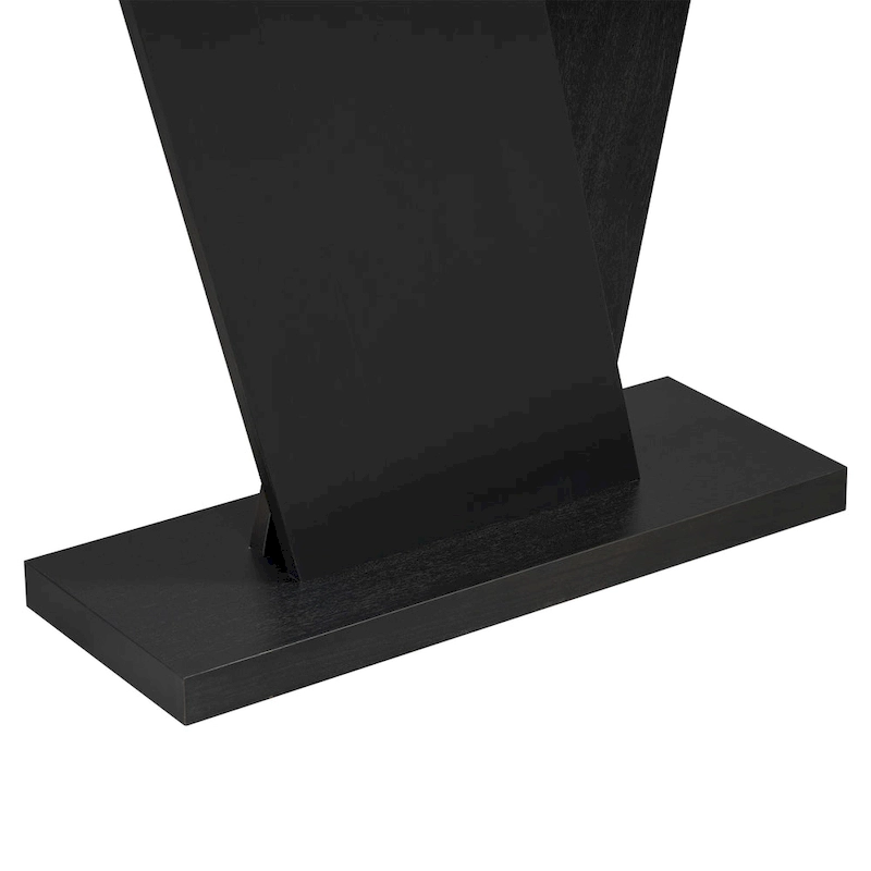 Christopher Knight Home - Mirod Elegant Console Table with Natural Wood Veneer and Sturdy V-Base Design