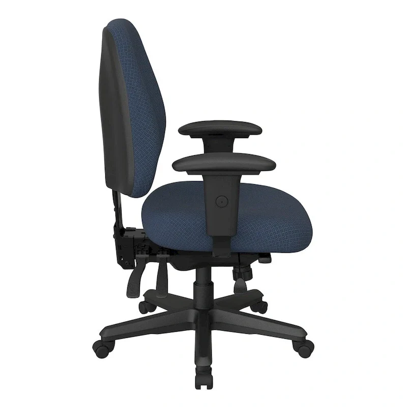 Black Mid-Back Mesh Office Chair, Single-User