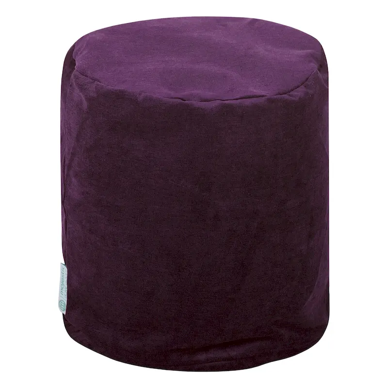 Majestic Home Goods Villa Collection Indoor Ottoman Pouf 16 L x 16 W x 17 H
