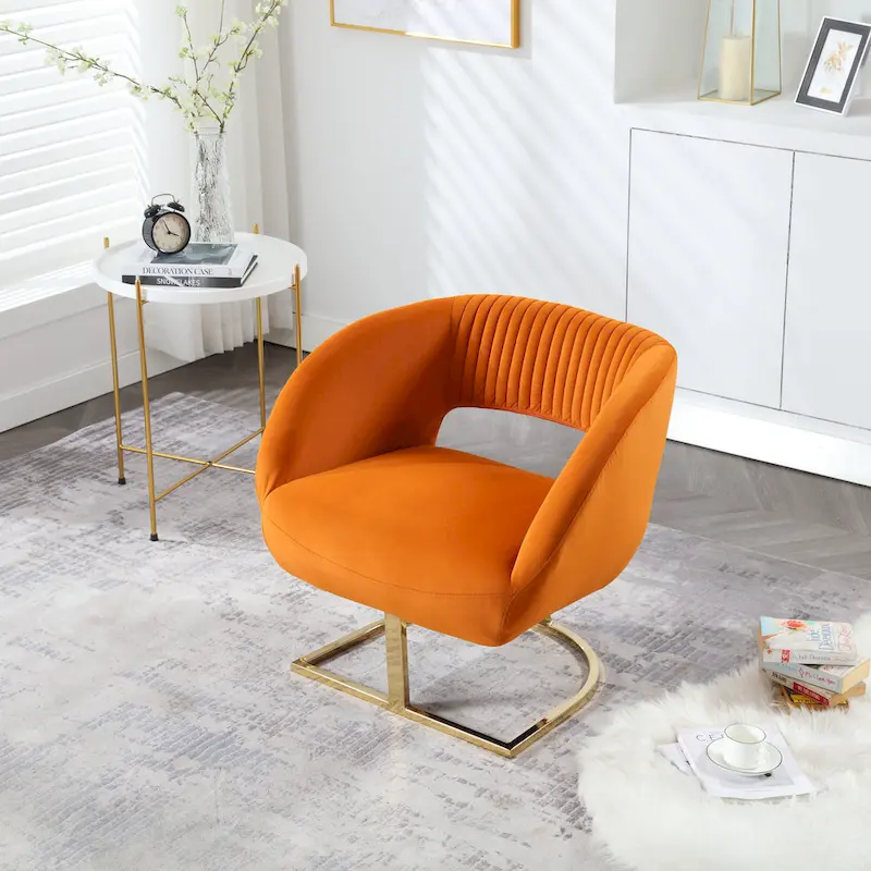Upholstered Tufted Living Room Chair