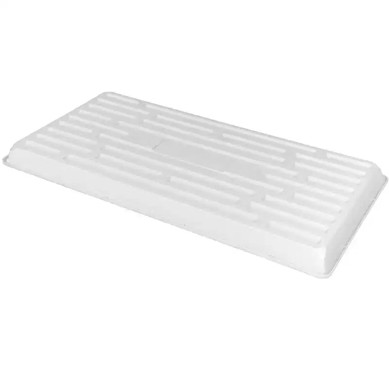 SUNPACK 10 x 20 Heavy Duty Shallow Plastic Seed Starting Tray, 1