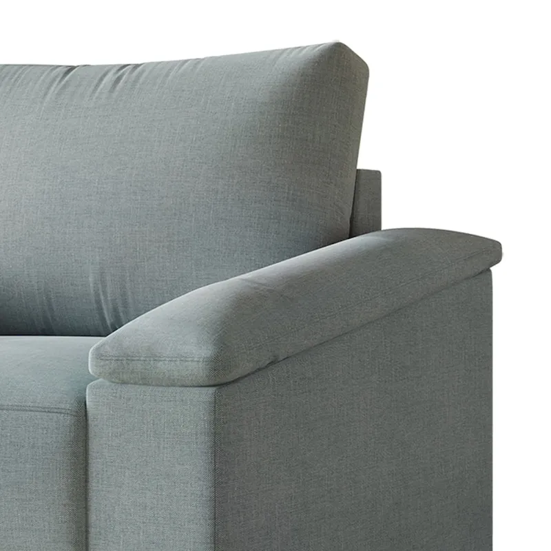 2.5-Seater Linen Sofa - Available in Beige, Grey, Blue