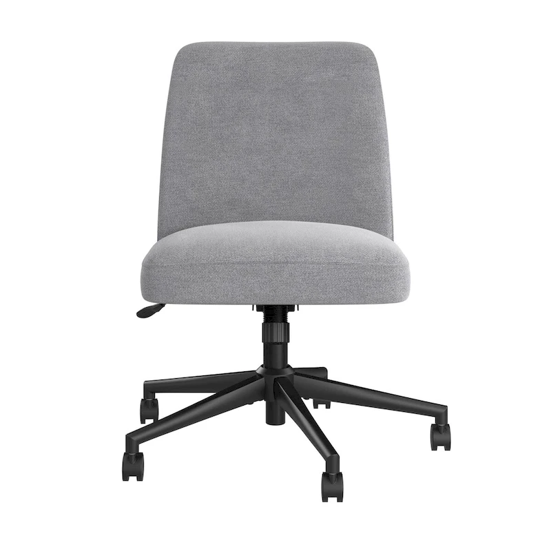 Bush Furniture Serenity Mid Back Armless Office Chair with Wheels