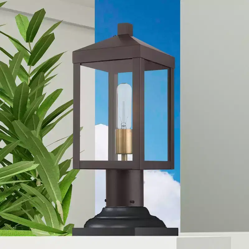 Livex Lighting Nyack 1 - Light Post Light in Bronze