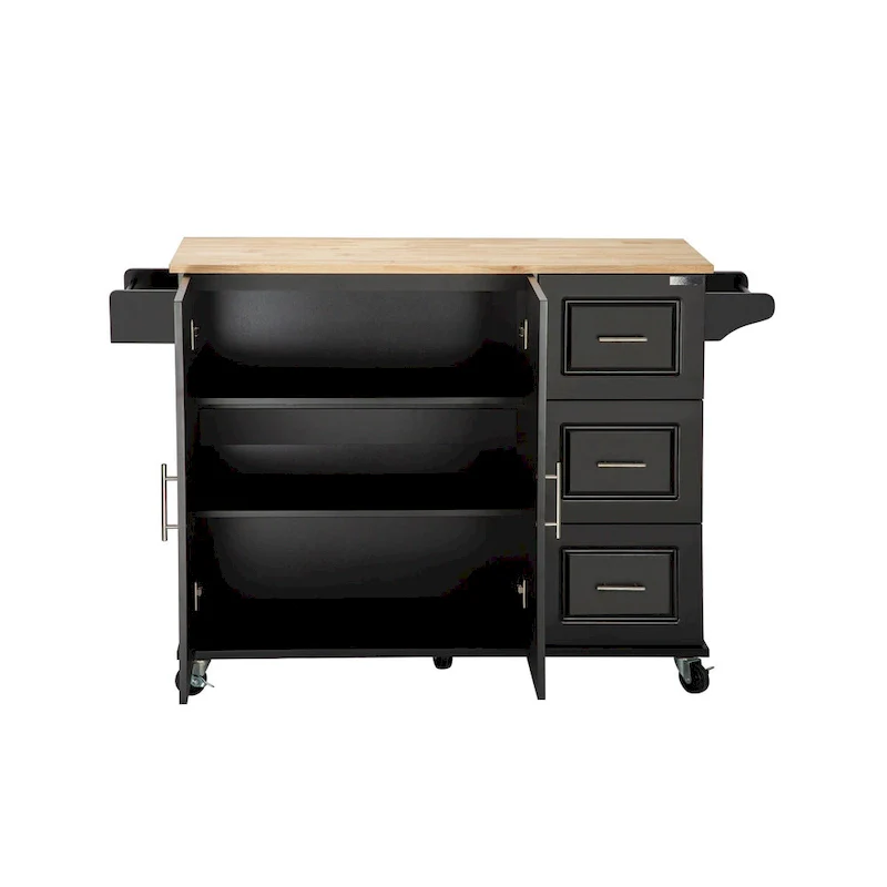 Kitchen Island & Kitchen Cart(no include stool)