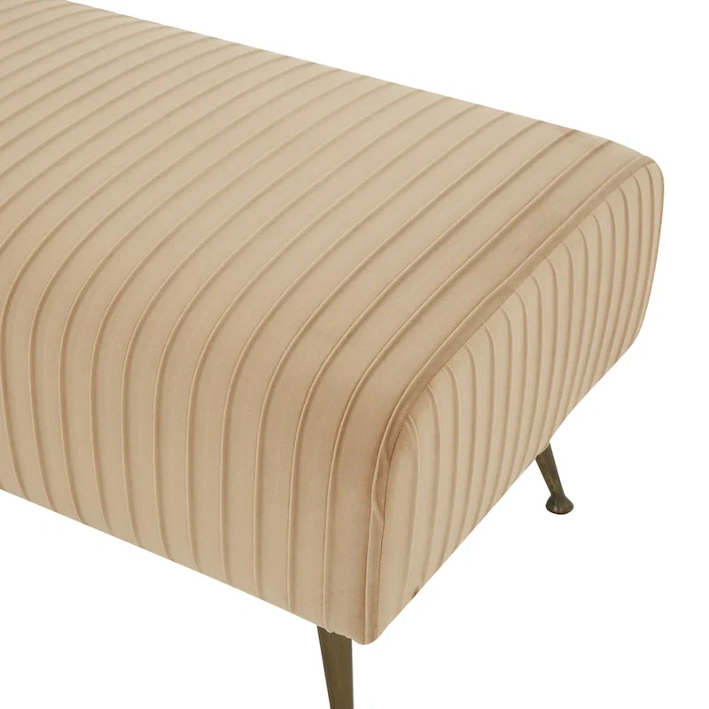 Contemporary Velvet Bench 60