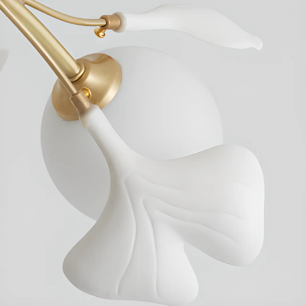 Modern Brass Branch Chandelier with Elegant Design