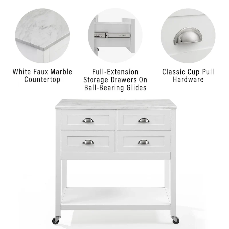 Crosley Connell Kitchen Island/Cart