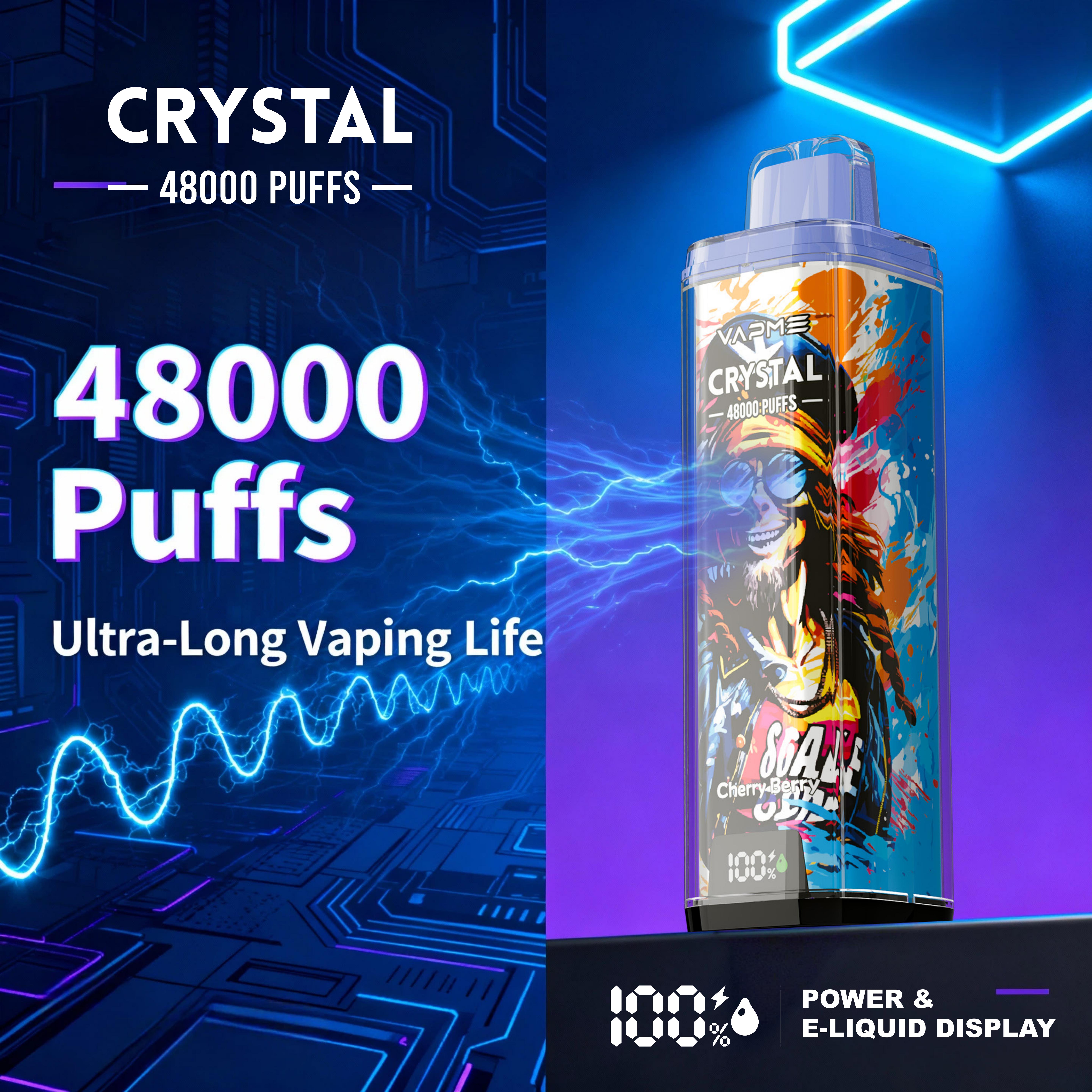VAPME CRYSTAL 48000 - EU STOCK