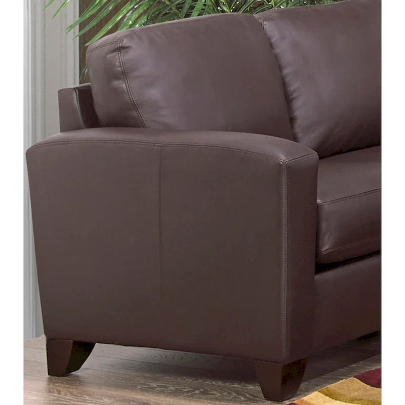 Bryce Italian Top Grain Leather Sofa Chairs Set