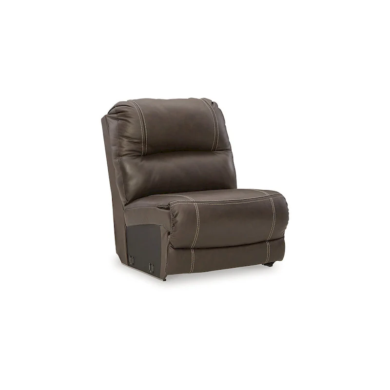 Dunleith Brown Power Reclining Sectional - 136W x 136D x 43H