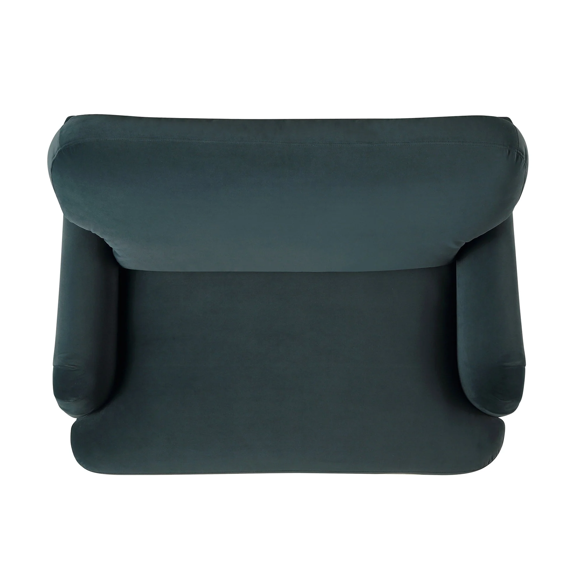 Aegean Blue Velvet Sofa, Loveseat