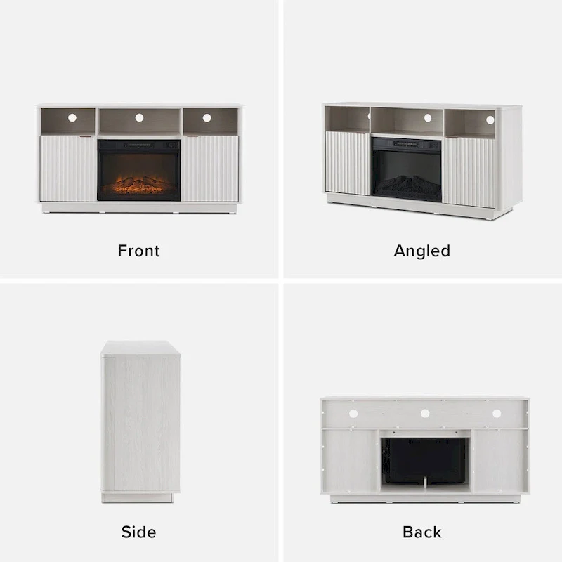 Mopio Brooklyn 59 Electric Fireplace TV Stand