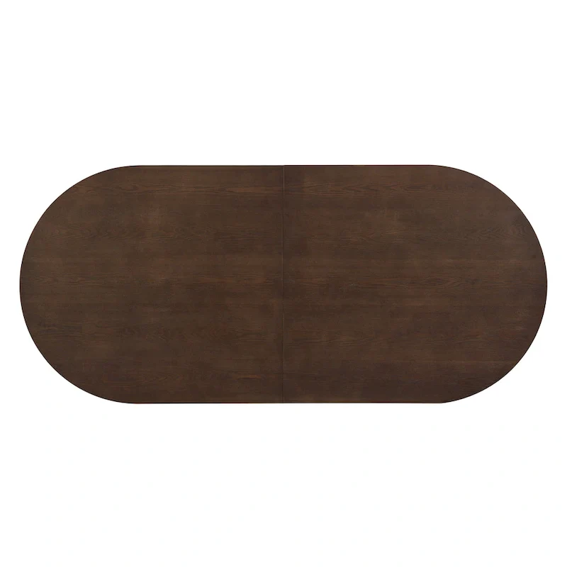 Modern Style Oval Wood Dining Table